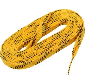 Tkaničky do bot Hokejové tkaničky WINNWELL WAX LACES 63" Žlutá