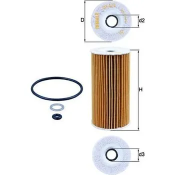 Olejový filtr Olejový filtr MAHLE OX 424D
