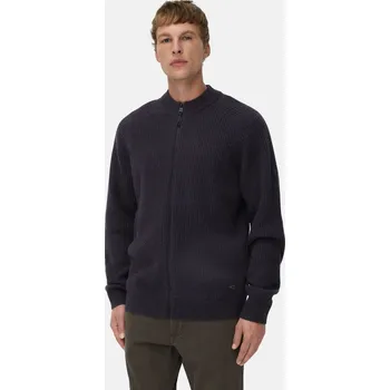 Pánský svetr SVETR CAMEL ACTIVE KNITTED JACKET DARK INDIGO