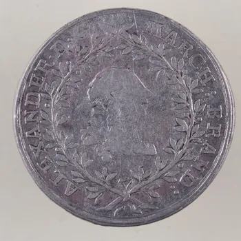 20 krejcar 1763 – Karel Alexandr Ansbach 6,55 g
