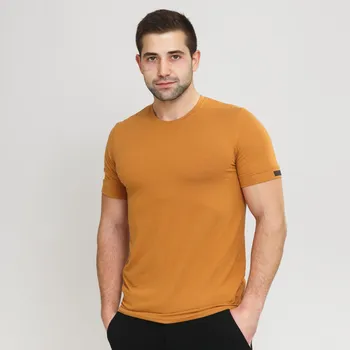 Pánské tričko Pánské karamelové tričko s bambusem Velikost: S