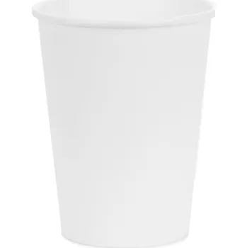 Party nádobí Papírové kelímky bílé 250 ml – jednorázové, 6 ks