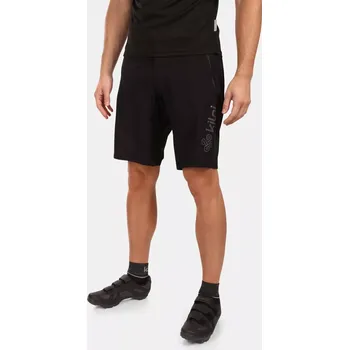Cyklistické kalhoty Pánské freestyle cyklistické kraťasy Kilpi HIXON-M BLK XL