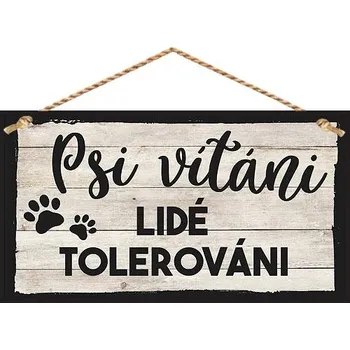 Obraz Dekorační obrázek na zavěšení - psi vítáni