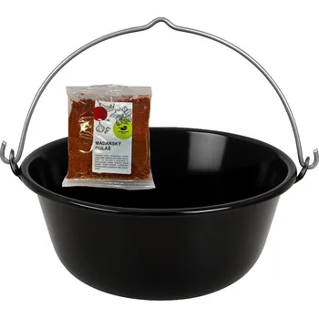 kotlíky Helakri Kotlík smalt 30 litrů BLACK