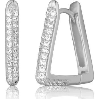 Oblečení a móda JVD Blyštivé stříbrné náušnice SVLE3099XH2BI00 + 2 měsíce na vrácení zboží