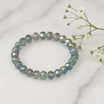 Náramek Náramek z lesklých kamínků 23-534