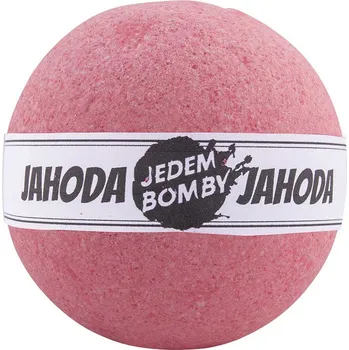 bomba do koupele Pěnivá a šumivá koule do koupele 110 g - jahoda