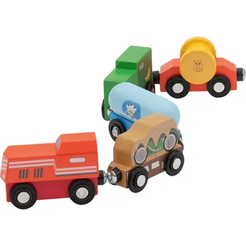 Vláček a vláčkodráha lupilu® Dřevěný vláček (přepravní vlak)