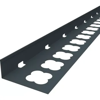 Balkónový ukončovací profil L (2000×40) (ohýbaný profil z hliníkového plechu | tloušťka 1,0 mm | délka 2000 mm | čelní výška 40 mm | antracit RAL 7016)