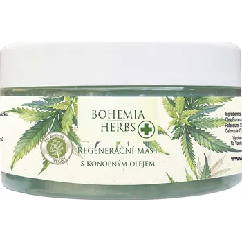 Bylinná léčivá mast Konopná regenerační mast 100 ml - s konopným olejem