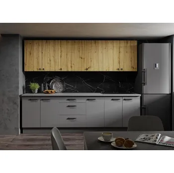 Kuchyňská linka Stolarz-Lempert Kuchyňská linka Ava-AR/Nessa 260 cm - Sestava 2