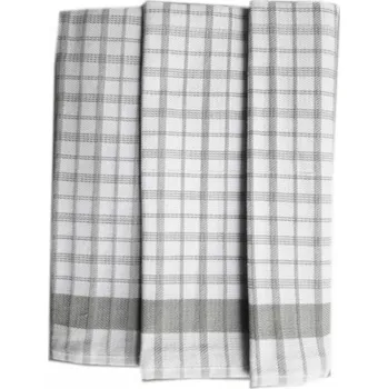 Utěrka Polášek Károvaná utěrka Egypt - 3 ks - č. 47 | Šedá