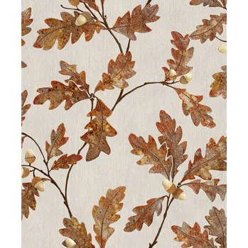 Tapeta Vliesová tapeta na zeď, hnědá, větvičky, listy, 35398, Timber, Marburg