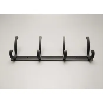 Věšák Čtyřvěšák černý 330x90mm
