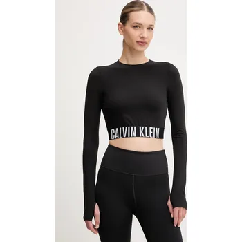 Pánská móda Tréninkové tričko s dlouhým rukávem Calvin Klein Performance LVGWF5K202 černá 99X, vel. L