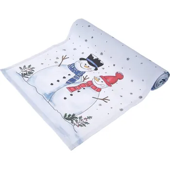 prostírání Běhoun SNĚHULÁK 160x30 cm