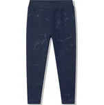 ZATEPLENÉ DÍVČÍ LEGÍNY S TŘPYTKAMI WL0939 Velikost: 164, Barva: Tmavě modrá