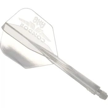 Příslušenství pro šipky Letky CONDOR AXE Small Clear/Silver Short