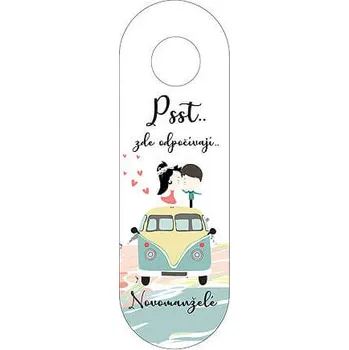 Závěs na kliku pro novomanžele