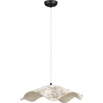 Nova Luce Bílé závěsné světlo Wabi 62 cm