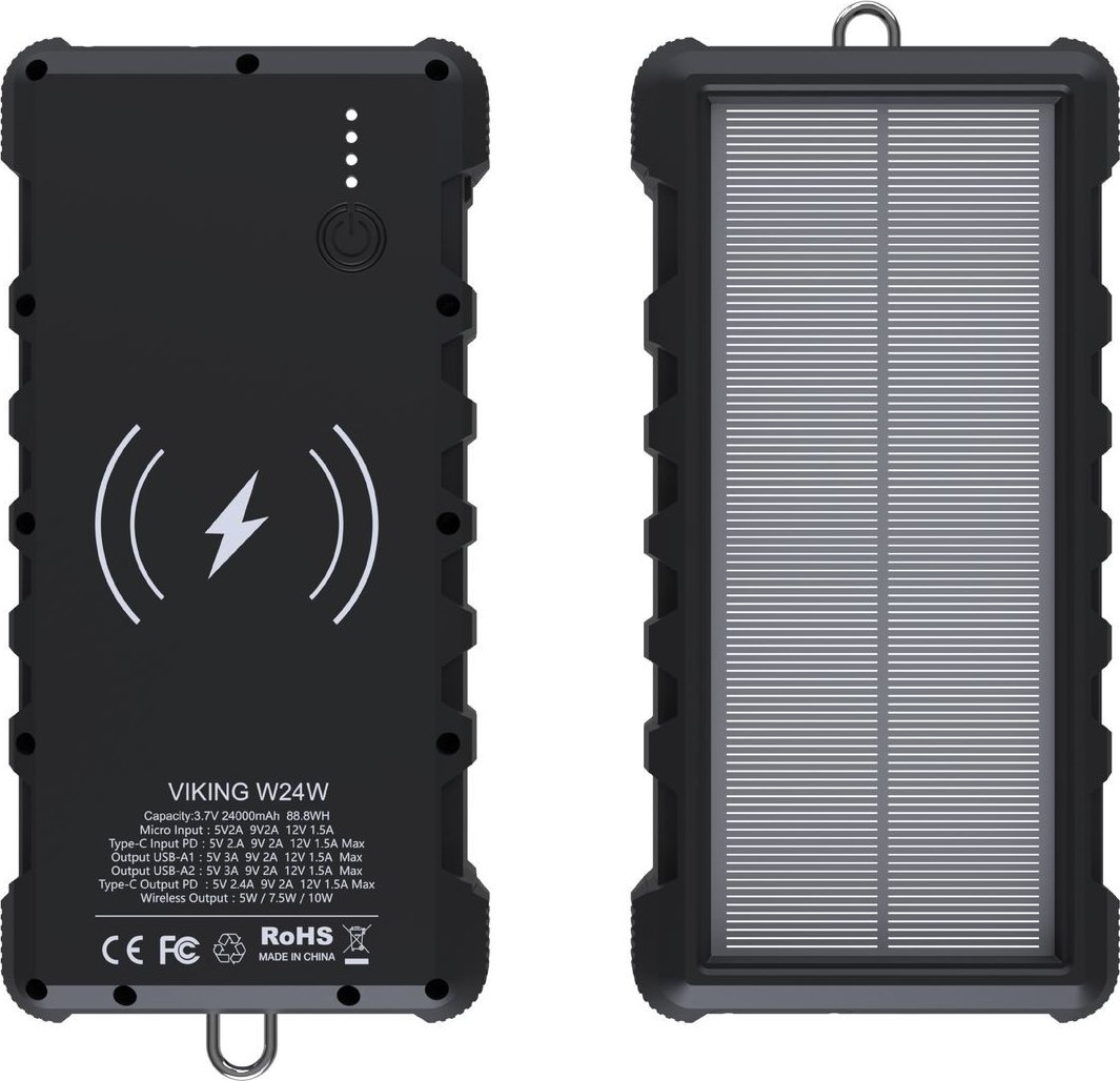 Viking Viking Solární powerbanka Viking W24W 24000mAh VSPW24W