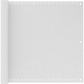 Slunečník zahrada-XL Balkonová zástěna bílá 90 x 500 cm HDPE 310866