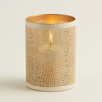 Svícen Kovový svícen, Stelton, Hessian, malý