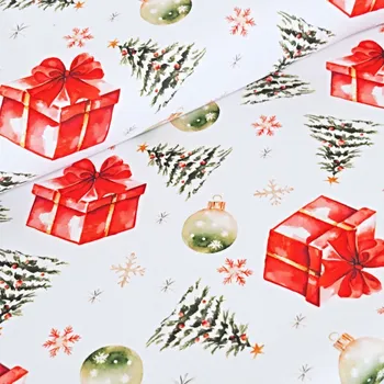 Vánoční ubrusová látka Garden 25268-101 140