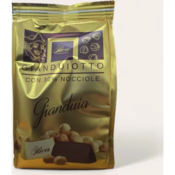 Čokoláda Oliva Gianduiotto – italská čokoláda Gianduja s 30 % lískových oříšků 150 g