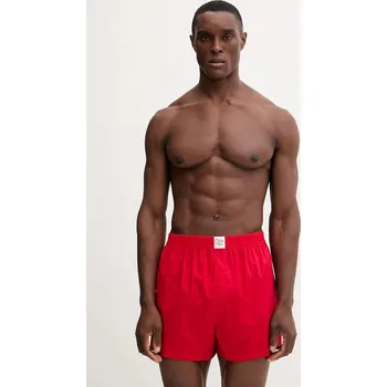 Pánská móda Bavlněné boxerky Calvin Klein Underwear LV00NB4489 červená 33B, vel. S