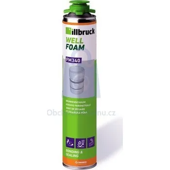 Montážní pěna Pěna polyuretanová, studnařská, WELL FOAM, Illbruck FM340 750 ml, balení 1 ks