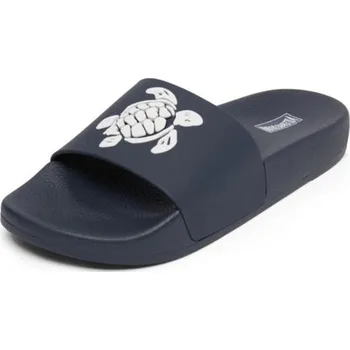 Pánské pantofle ŽABKY VILEBREQUIN TURTLE BEACH SLIDE BLEU MARINE