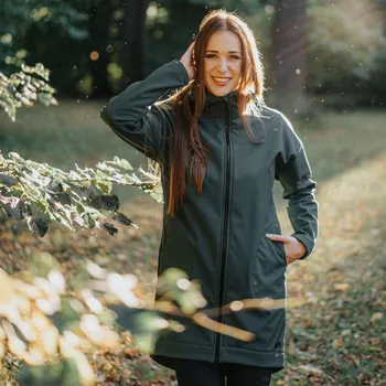 Dámský forest oversize softshell kabátek Velikost: XL/XXL