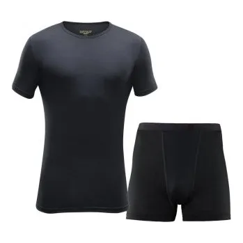 Pánské termo spodní prádlo Devold Devold BREEZE SET pánské triko s krátkým rukávem + boxerky