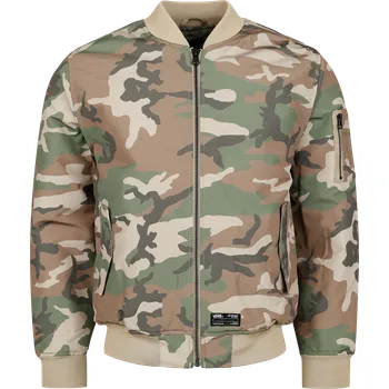Pánský bomber Bomber bunda z Vans - Copley Bomber Jacket VINTAGE CAMO - Muži - maskáčová