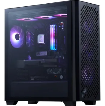 PC skříň ADATA XPG case VALOR AIR PRO, ATX, Průhledná bočnice, 4x 120mm ARGB Fan, Černá VALORAIRPROMTA-BKCWW