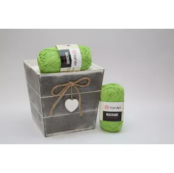 Příze Macrame 150 zelená