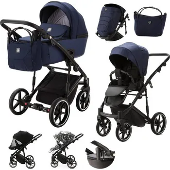 Kočárek ADAMEX Kočárek kombinovaný Mobi New Lux Blue