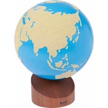 Glóbus NIENHUIS Globus tvary kontinentů - smirkový povrch