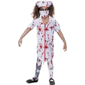 Karnevalový kostým Smiffys.com Dětský kostým - Zdravotní sestřička Zombie Velikost: 4-6 let