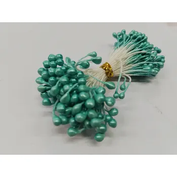 Pestíky do květinek oboustranné - délka 6 cm - tyrkysové