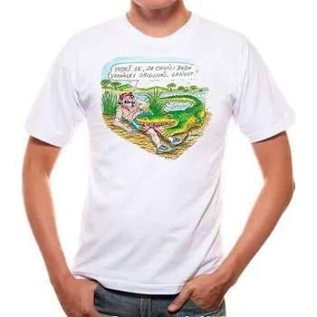 Pánské tričko Pivrnec tričko s potiskem – originál Lakost - XL