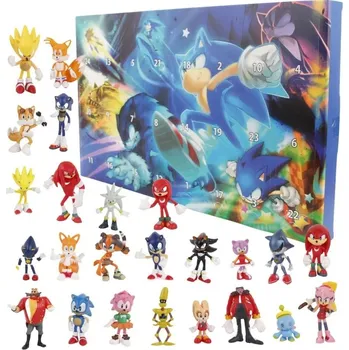 Kalendář Adventní kalendář Sonic the Hedgehog Figurky 24 ks