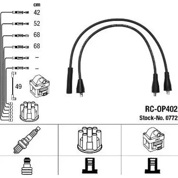 Auto-moto Sada kabelů pro zapalování NGK 0772