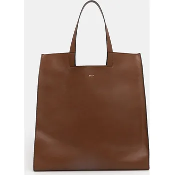 Kabelka Kožená taška Bally MAE03Z hnědá 88X, vel. ONE SIZE