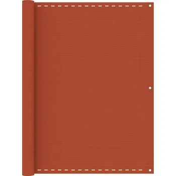 Stínicí technika zahrada-XL Balkonová zástěna oranžová 120 x 500 cm HDPE 311026