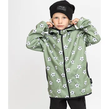 Dívčí bunda Zelená softshell bunda fotbal Velikost: 86/92