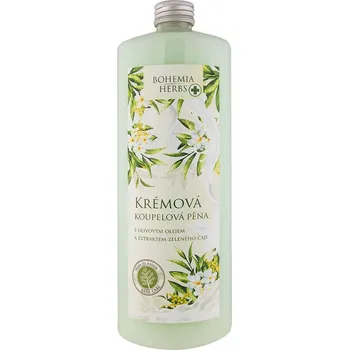 Koupelová pěna Krémová pěna do koupele 1000 ml - mléko a zelený čaj
