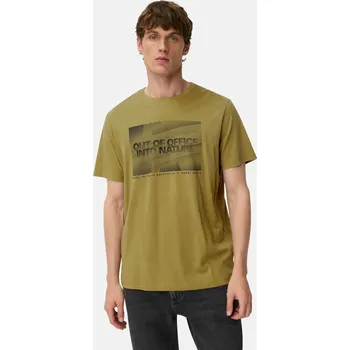 Pánská móda TRIČKO CAMEL ACTIVE T-SHIRT 1/2 MOSSTONE